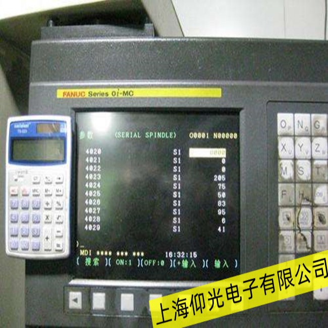 臨汾FANUC發那科A02B-0279-C050顯示器開機無信號故障維修