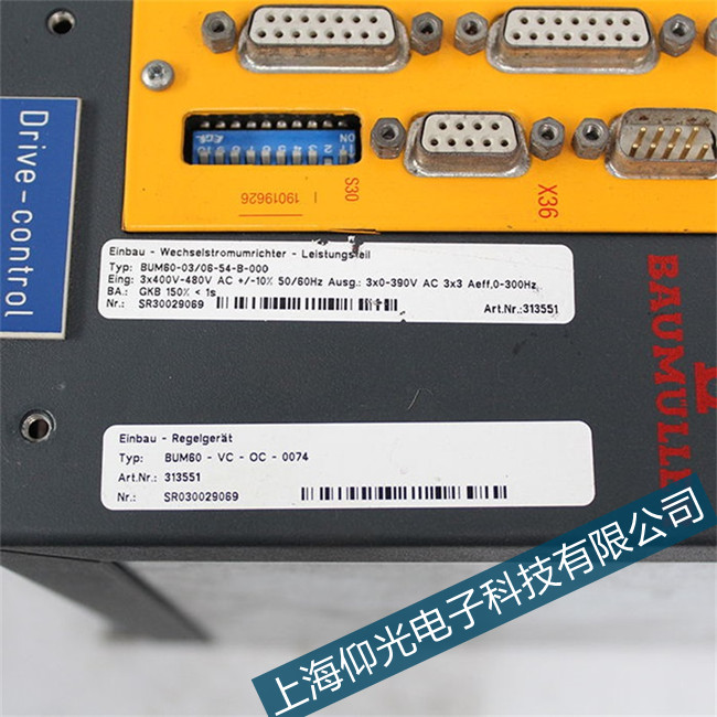 資興鮑米勒伺服驅動器維修P0204報警代碼案例