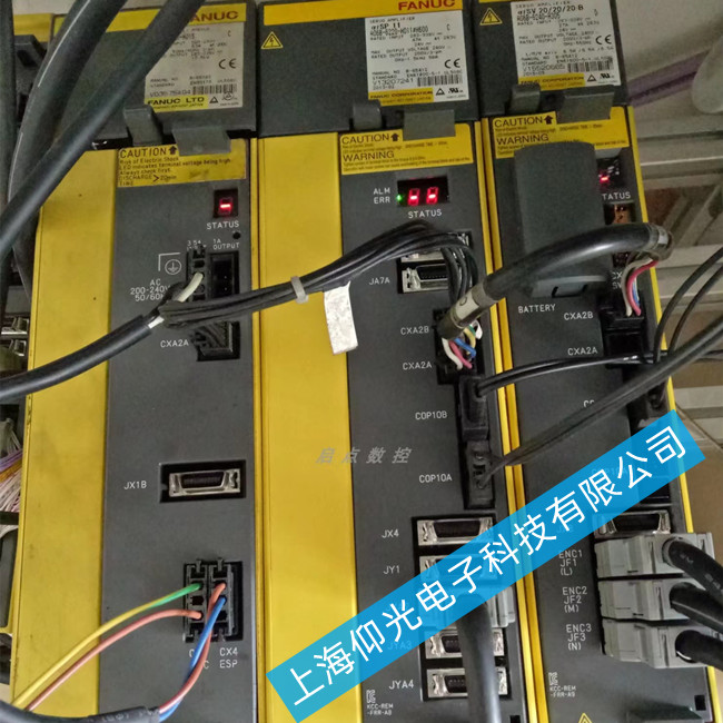 浙江發那科伺服驅動器維修A06B-6079-H202報警顯示404故障維修