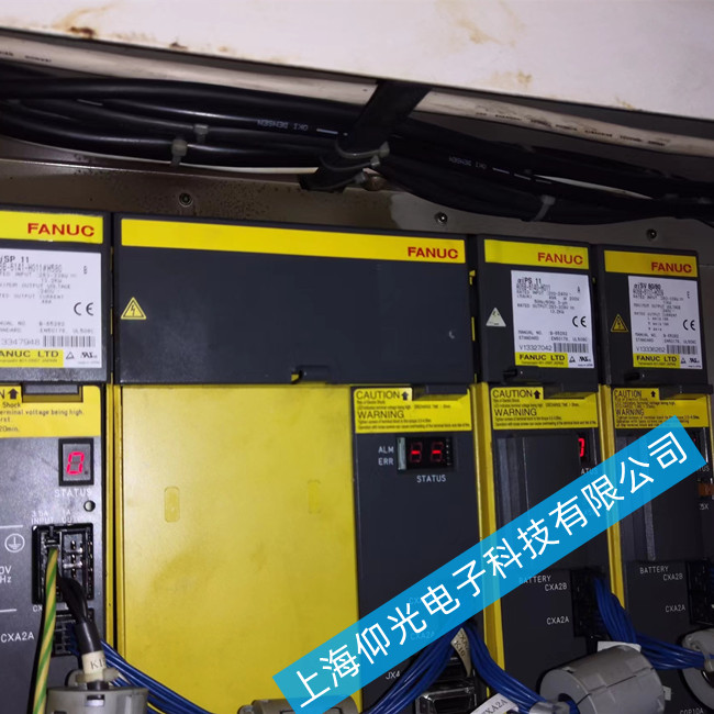 上海松江發(fā)那科伺服驅(qū)動器A06B-240-H211報警顯示17維修方法